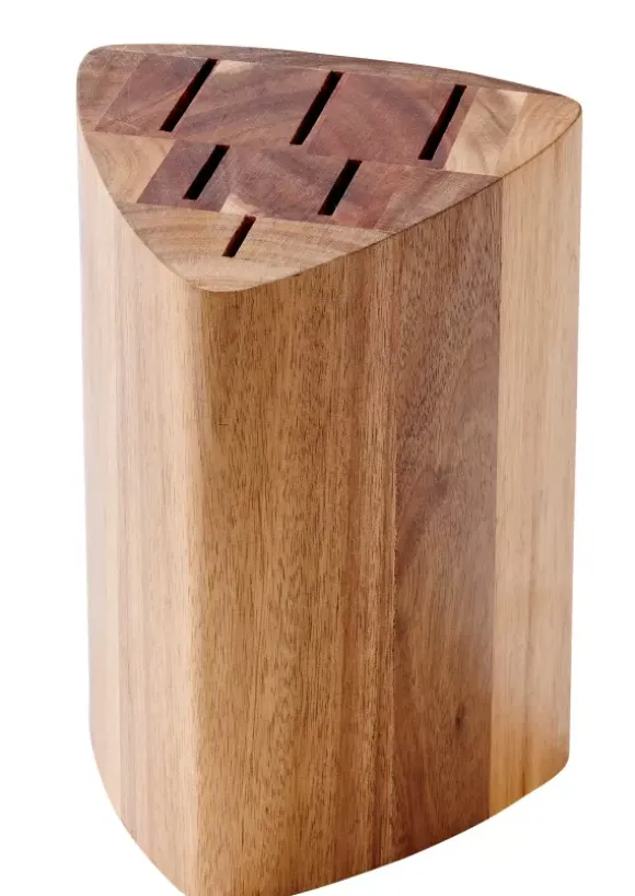 Acacia Bloco Para Faca Para 6 Facas Natural