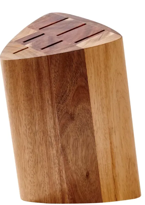 Acacia Bloco Para Faca Para 6 Facas Natural