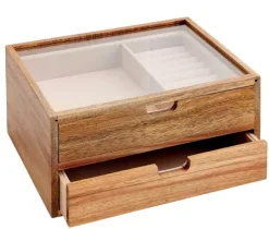 Acacia Caixa-Joias Castanho