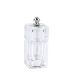 Acryl Mini Moinho De Sal/Pimenta Transparente