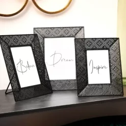 Arabesk Moldura Preto