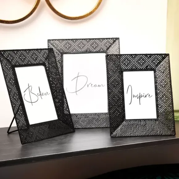 Arabesk Moldura Preto