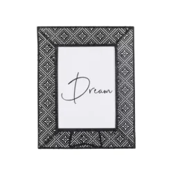 Arabesk Moldura Preto