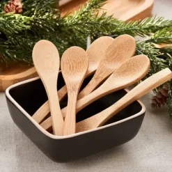 Bamboo Colheres Conjunto De 6 Natural