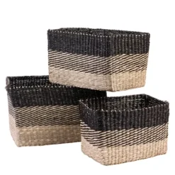 Bobo Cesto Gaveta Preto, Natural