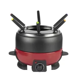 Dinner Conjunto De Fondue Com 6 Garfos Preto, Vermelho