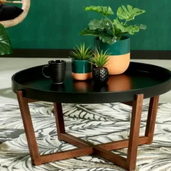 Draco Mesa De Centro , Castanho