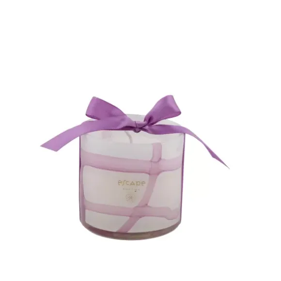 Escape Purple Iris Vela Perfumada Em Copo Claro