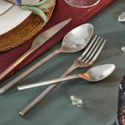 Etna Satin Talheres 16 Pe As Prateado