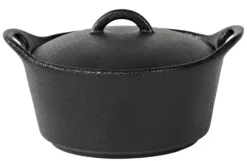 Fero Tacho Para Forno Com Tampa Preto