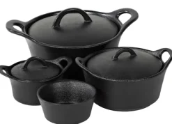 Fero Tacho Para Forno Com Tampa Preto