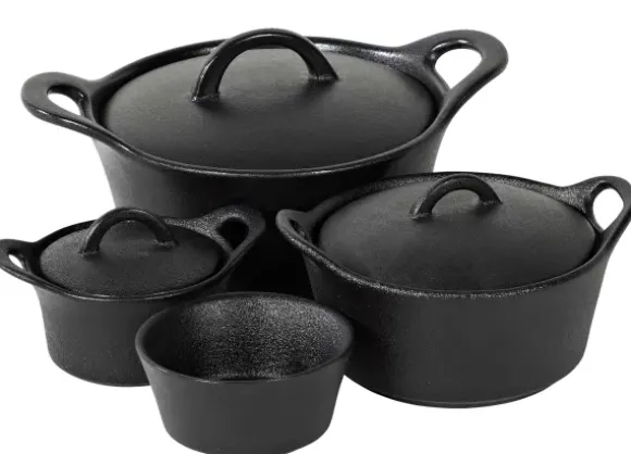 Fero Tacho Para Forno Com Tampa Preto