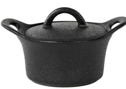 Fero Tacho Para Forno Com Tampa Preto