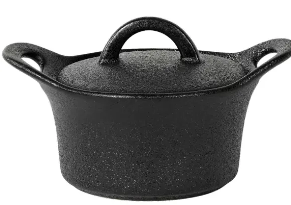 Fero Tacho Para Forno Com Tampa Preto