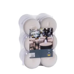 Flame Maxi Velas Para Lamparinas Branco