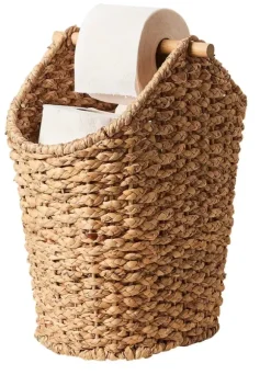 Flores Porta- Rolo De Papel Porta-Revistas Natural