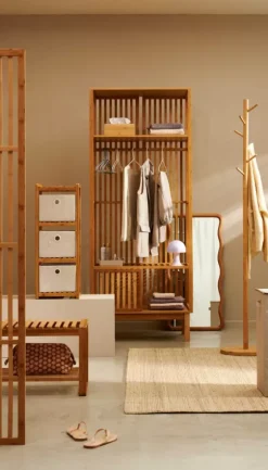 Helge Estante Para Roupa Natural