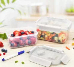 Homey Clip Marcador Para Caixa Alimentos Azul