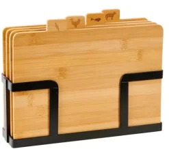 Industria Conjunto Tábuas Em Suporte Preto, Natural