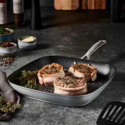 Kastrol Frigideira Grelhadora Prateado