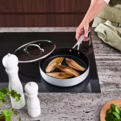 Kastrol Frigideira Prateado