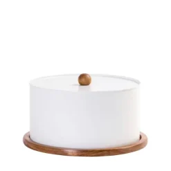 Nagini Caixa De Alimentos Para Bolo Branco, Natural