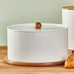 Nagini Caixa De Alimentos Para Bolo Branco, Natural