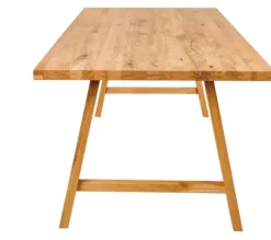 New Oak Mesa De Jantar Com Pernas Em A De Madeira