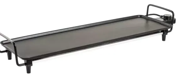 New Plancha Placa De Grelhar Xxl Preto
