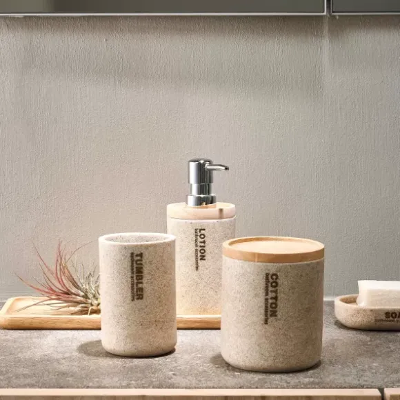 New Resin Porta-Bolas Algod O Natural