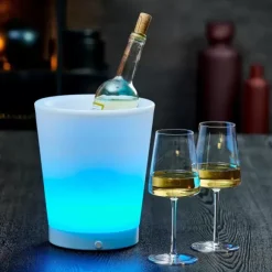 Party Refrigerador Vinho Com Luz Branco