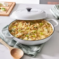 Pura Tacho Em Ferro Fundido Branco