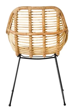 Rotan Cadeira Para Sala De Jantar Natural