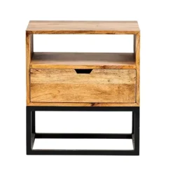 Stavros Mesa De Cabeceira Natural