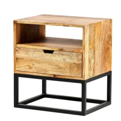 Stavros Mesa De Cabeceira Natural