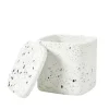 Terrazzo Porta-Bolas De Algod O Branco