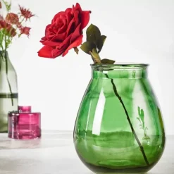 Velvet Flor Artificial Vermelho