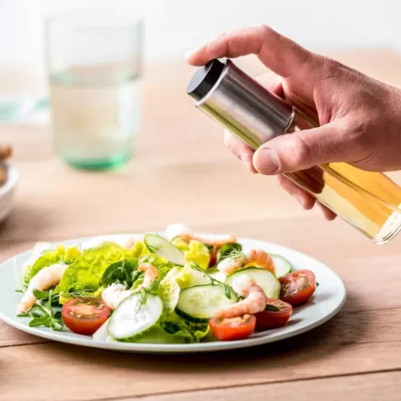 Vinaigre Pulverizador Azeite, Vinagre Preto, Prateado, Transparente