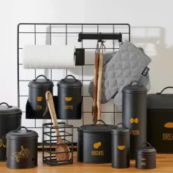 Vira Caixa De Alimentos Preto