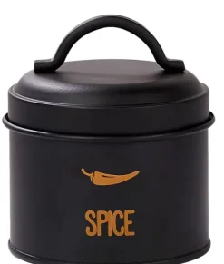 Vira Caixa De Conserva O Para Ervas Preto